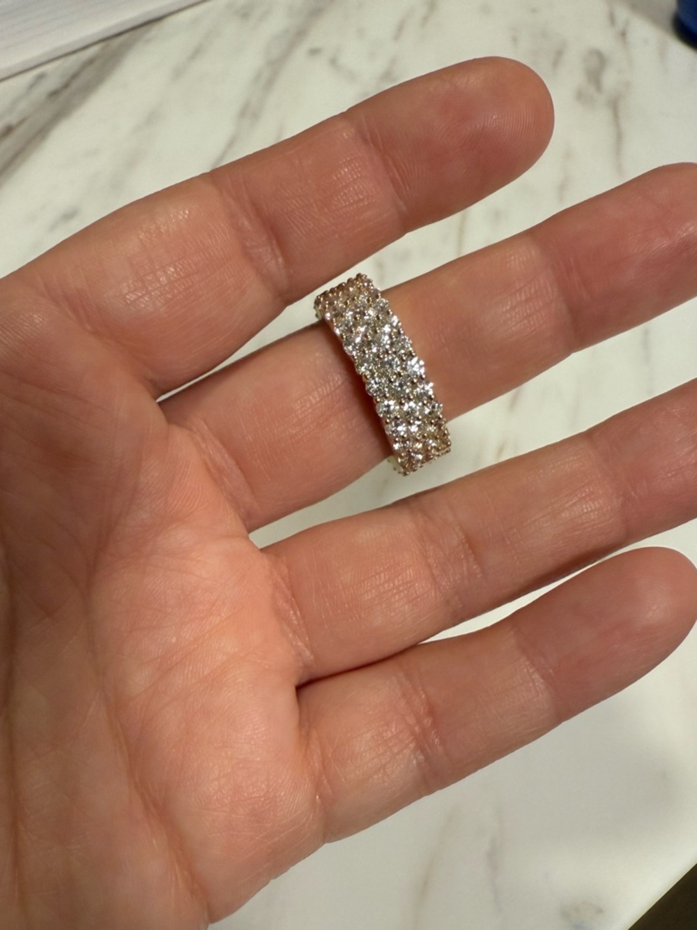 4.9 carat Genuine Diamond 14k Gold Ring - Picture 8 of 17